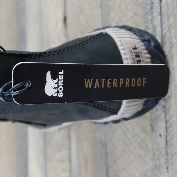 SOREL Out N About Plus Black Waterproof Duck Boots - Picture 8 of 10